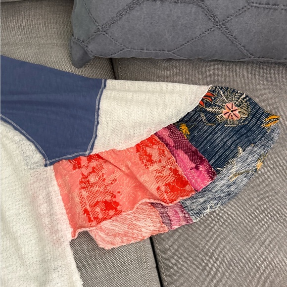 We The Free Indigo and Ivory Tee - Picture 3 of 3